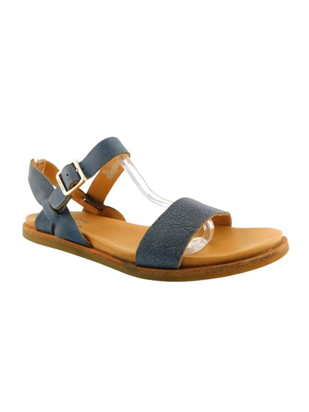 New KORK EASE Slate Blue Leather Ankle Strap Sandals 9